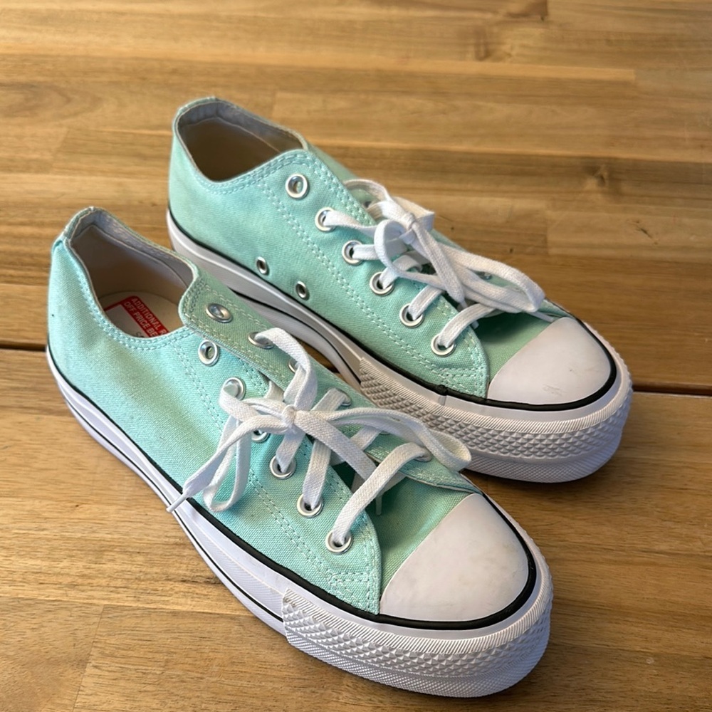 CONVERSE CHUCK TAYLOR  PLATFORM SNEAKERS - Picture 5 of 12